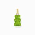THOMAS SABO x HARIBO : Grand pendentif Ours d&#39;or vert de la collection Charming Collection dans la boutique en ligne de THOMAS SABO