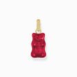 THOMAS SABO x HARIBO : Grand pendentif Ours d&#39;or rouge de la collection Charming Collection dans la boutique en ligne de THOMAS SABO