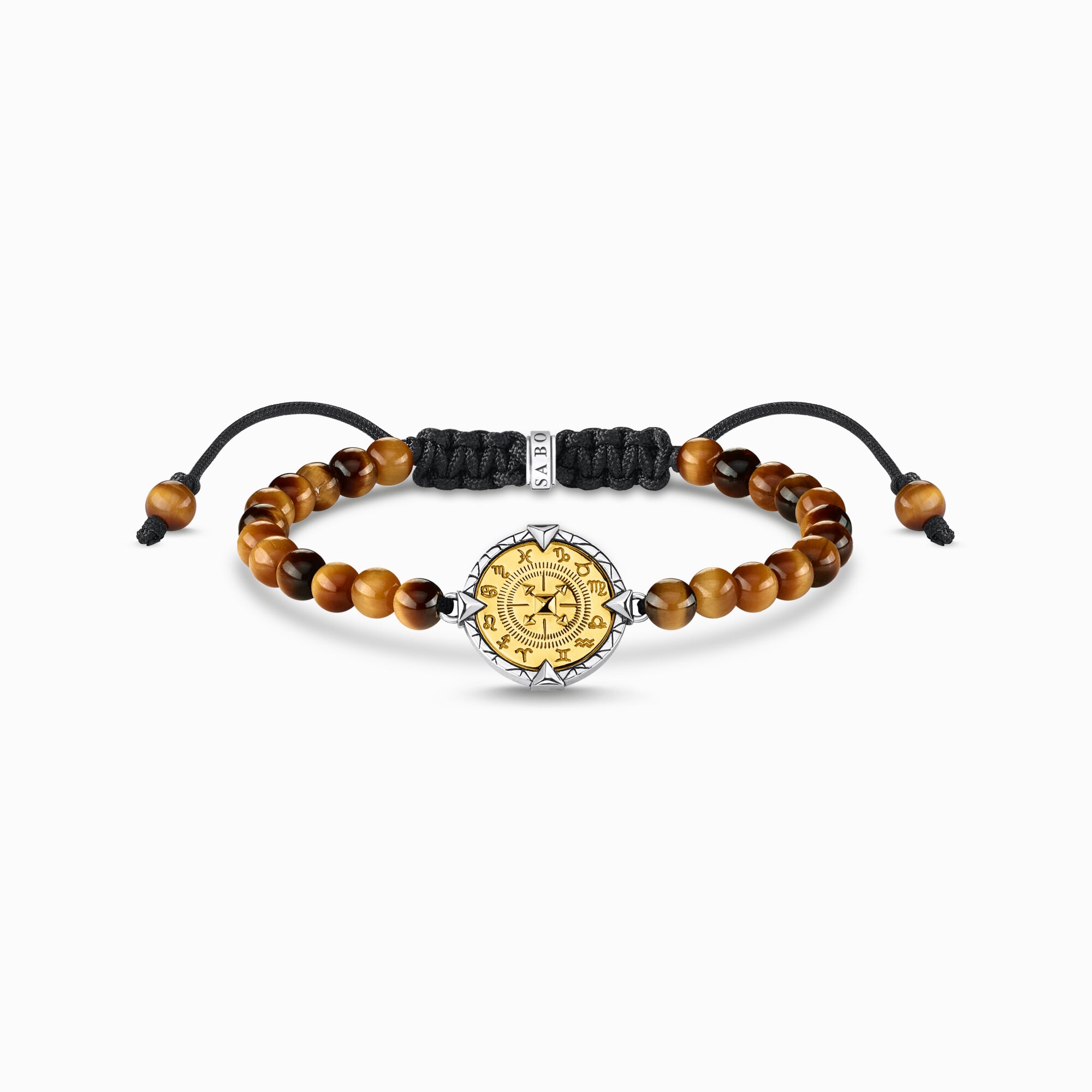 Bracelet elements of nature tiger&lsquo;s eye gold from the  collection in the THOMAS SABO online store