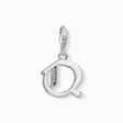 Charm-h&auml;ngsmycke bokstaven Q silver ur kollektionen Charm Club i THOMAS SABO:s onlineshop