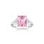 Ring with pink and white stones silver from the  collection in the THOMAS SABO online store