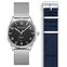SET CODE TS Reloj negro &amp; correa azul marino de la colección  en la tienda online de THOMAS SABO