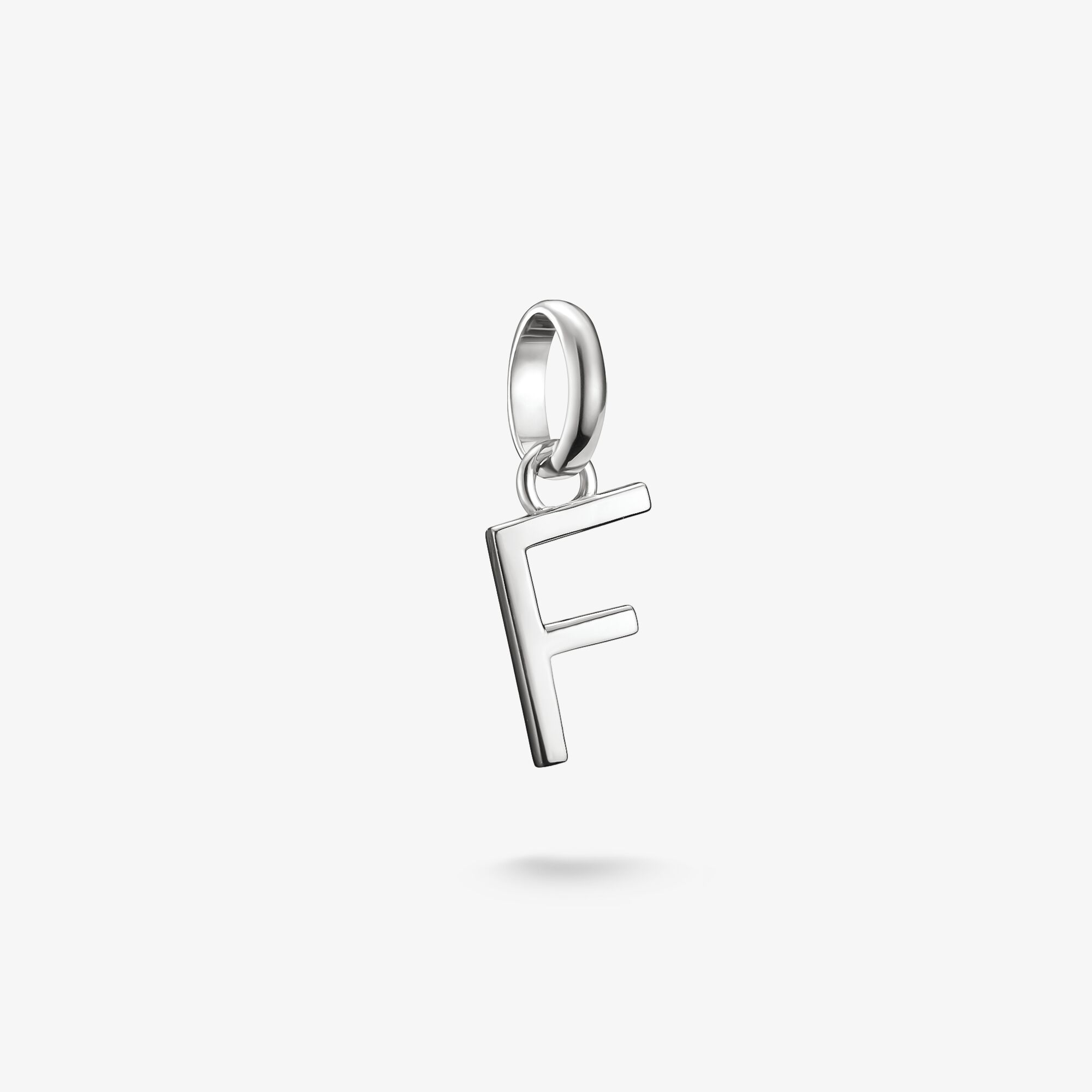 THOMAS SABO Pendentif Charm lettre F Connect argent Argent sterling, Taille: one size, pour femme