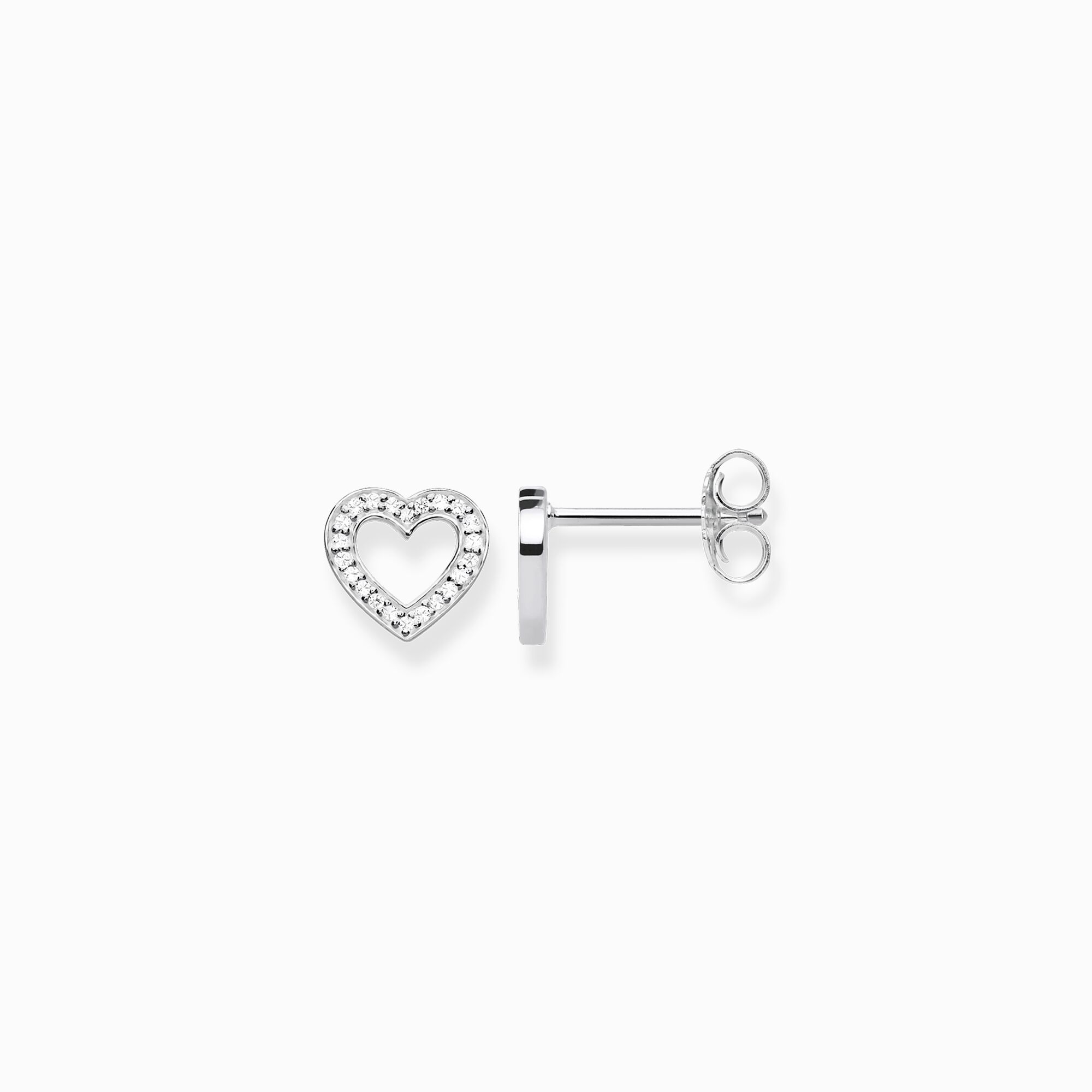 Ear studs hearts large from the  collection in the THOMAS SABO online store