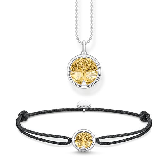 Jewellery set Tree of Love gold-silver from the  collection in the THOMAS SABO online store