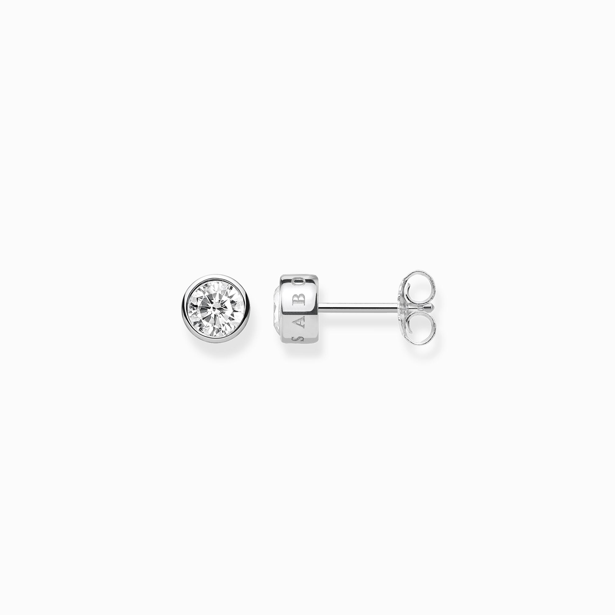 Ear studs white stone from the  collection in the THOMAS SABO online store