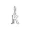 Charm pendant letter K silver from the Charm Club collection in the THOMAS SABO online store
