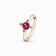 Ring colourful stones, rose-coloured from the  collection in the THOMAS SABO online store