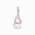 Charm pendant pink heart silver from the Charm Club collection in the THOMAS SABO online store
