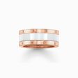 Band ring white Ceramic from the  collection in the THOMAS SABO online store