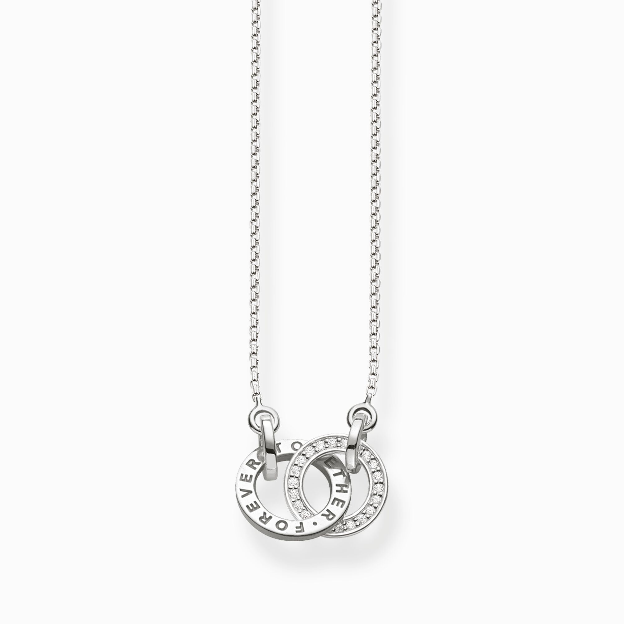 Collar Forever Together peque&ntilde;o plata de la colección  en la tienda online de THOMAS SABO