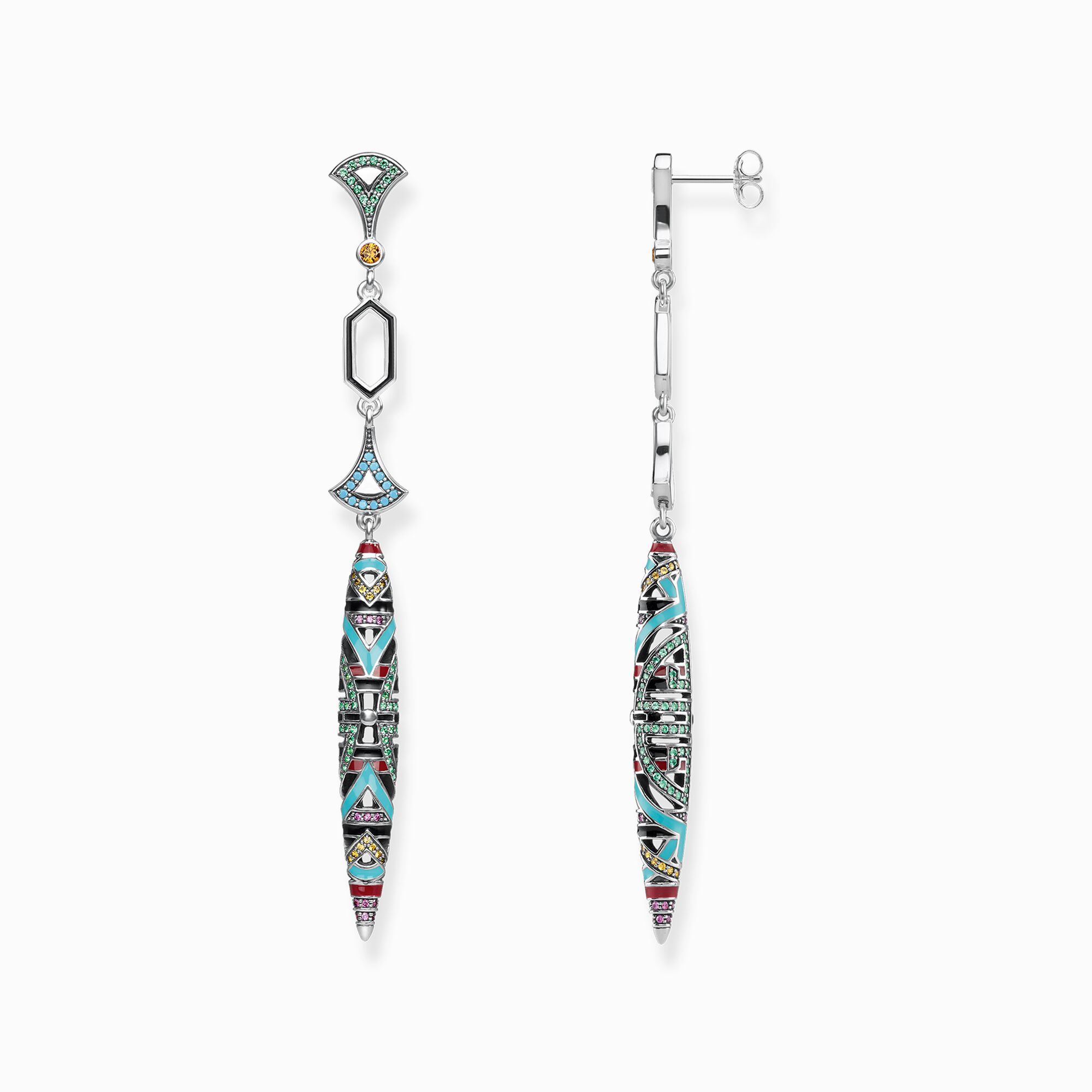 Earrings Asian ornaments from the  collection in the THOMAS SABO online store