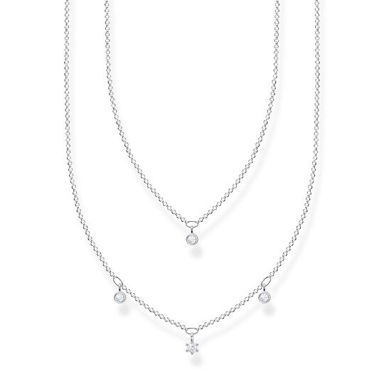 Double row necklace in silver THOMAS SABO