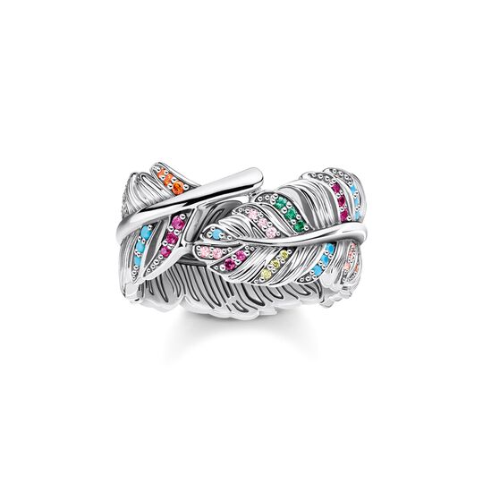 Ring feather silver from the  collection in the THOMAS SABO online store