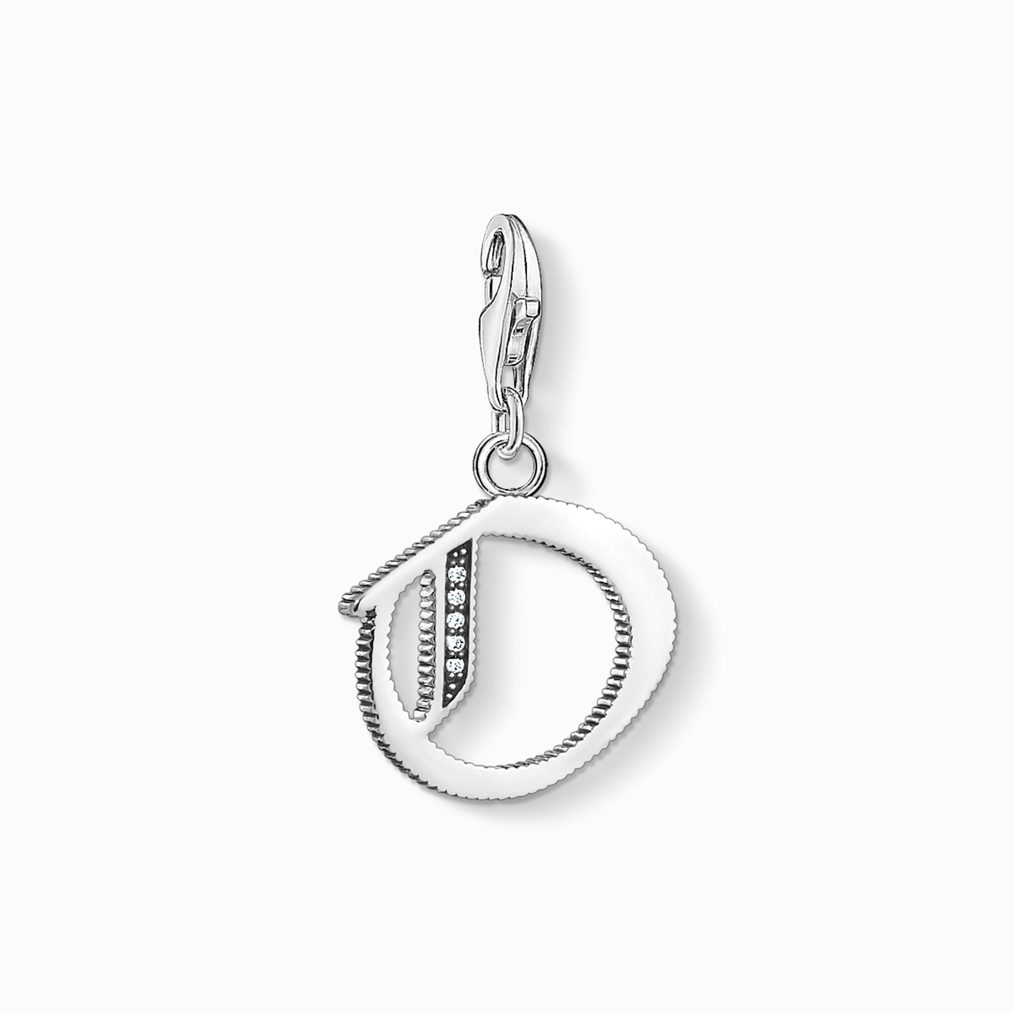 Charm pendant letter O silver from the Charm Club collection in the THOMAS SABO online store