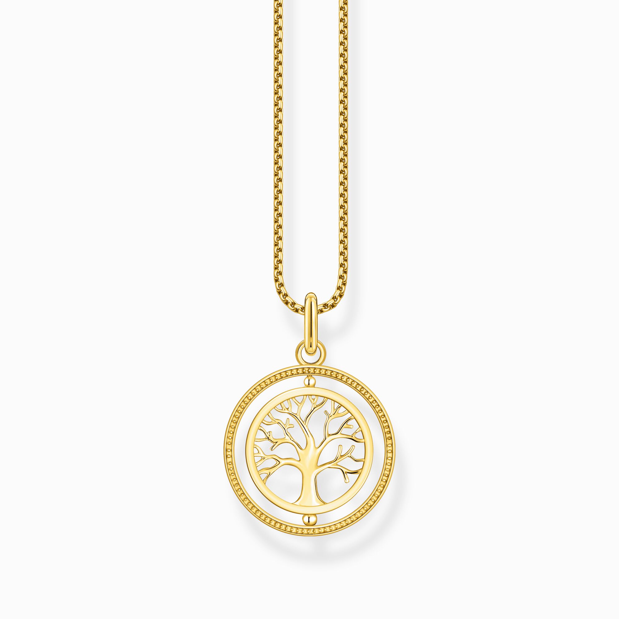 Kette mit Anhänger Tree of Love: gelbvergoldet – THOMAS SABO