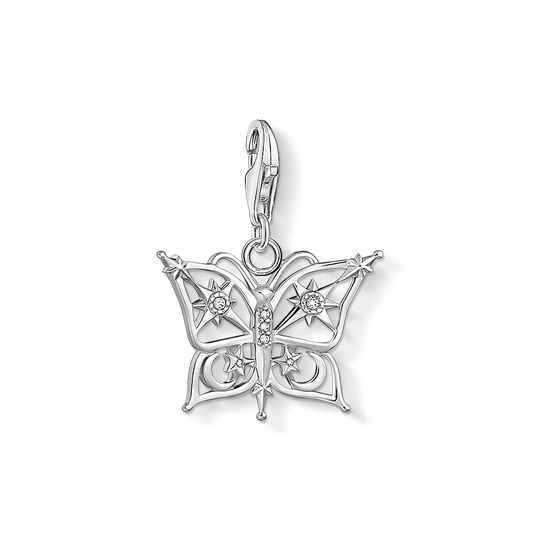 Charm pendant butterfly star &amp; moon silver from the Charm Club collection in the THOMAS SABO online store