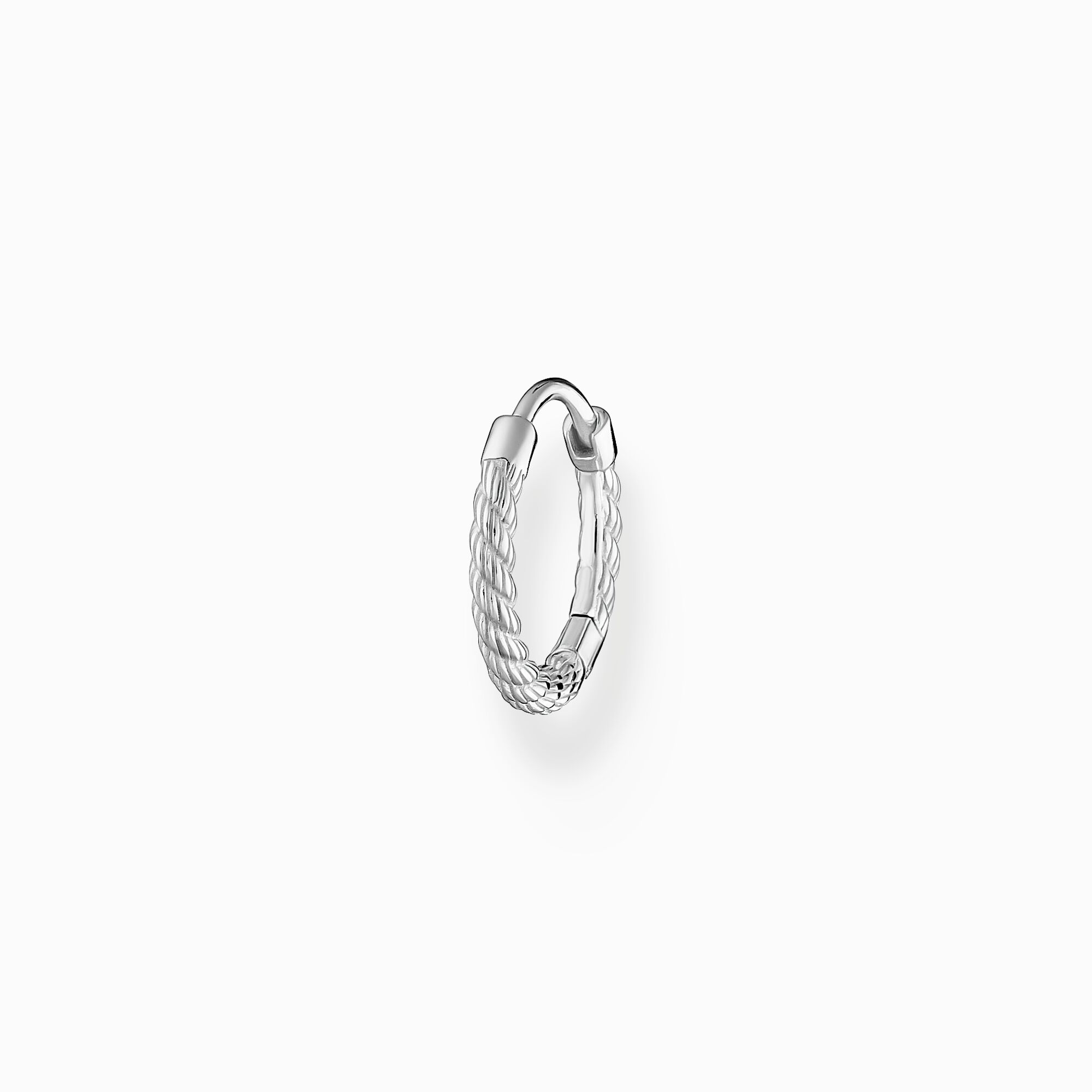 Single hoop earring rope silver from the Charming Collection collection in the THOMAS SABO online store