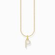 Cadena con ba&ntilde;o de oro y colgante de letra P de la colección Charming Collection en la tienda online de THOMAS SABO