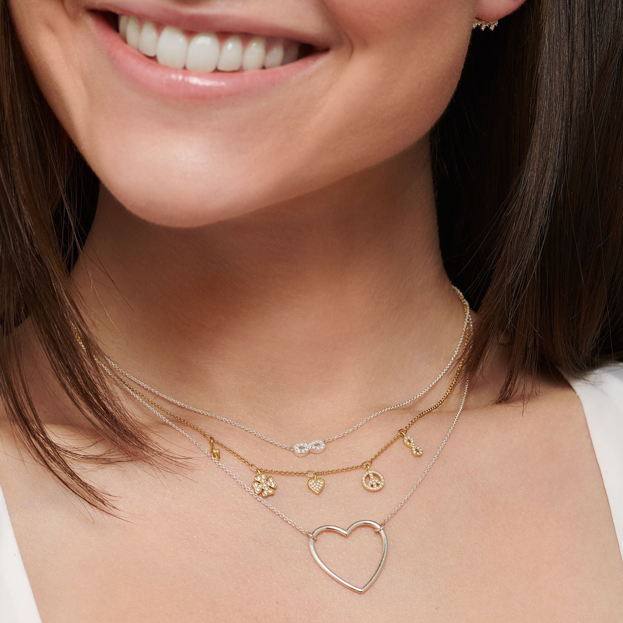 Necklace with heart in silver | THOMAS SABO