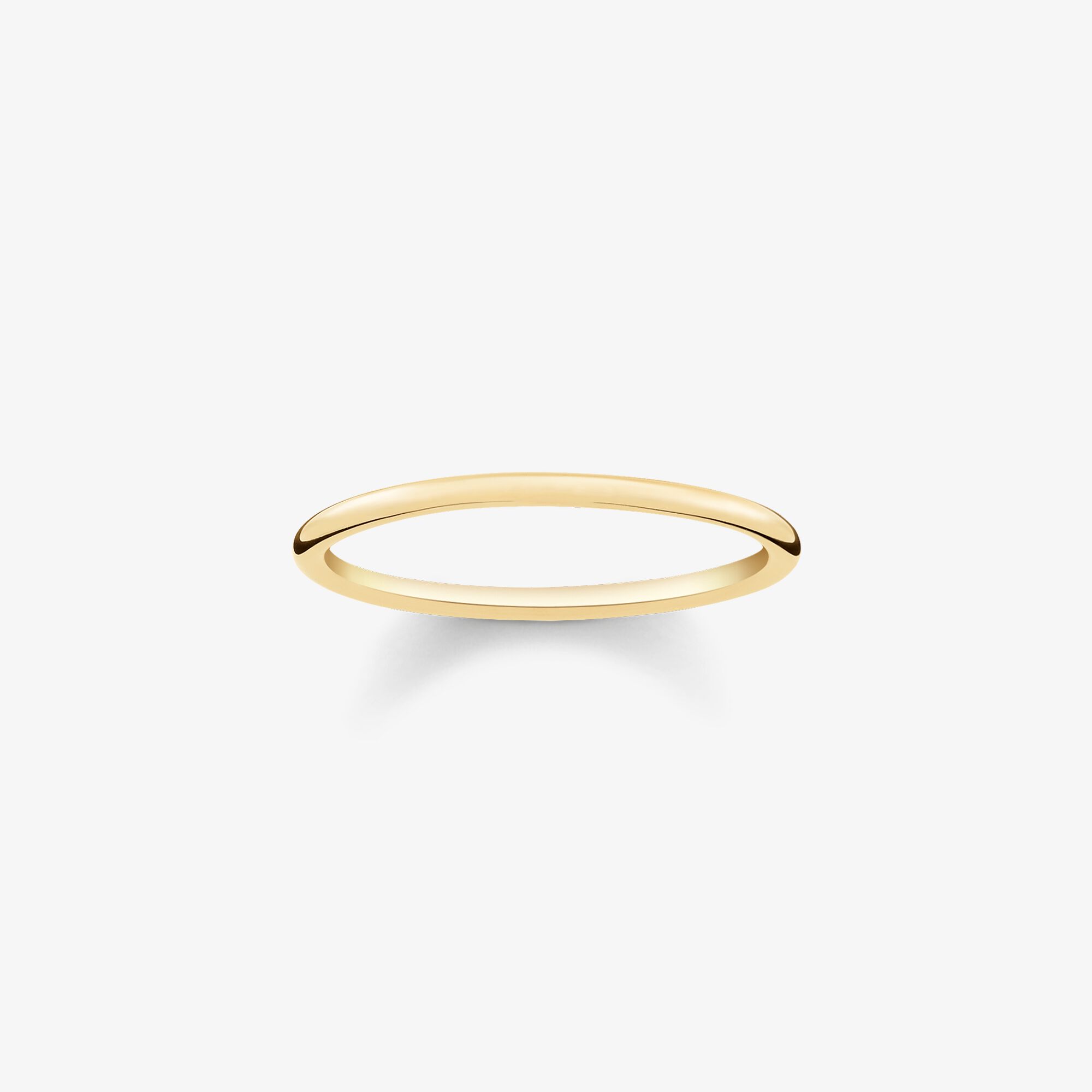 THOMAS SABO Bague, Argent sterling doré or jaune, Taille: 58, femme