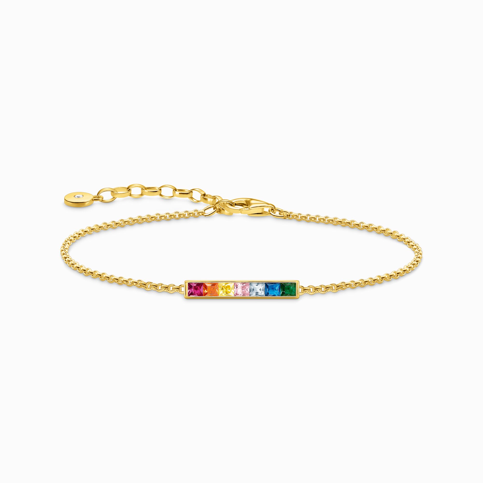 Bracelet colourful stones gold from the  collection in the THOMAS SABO online store
