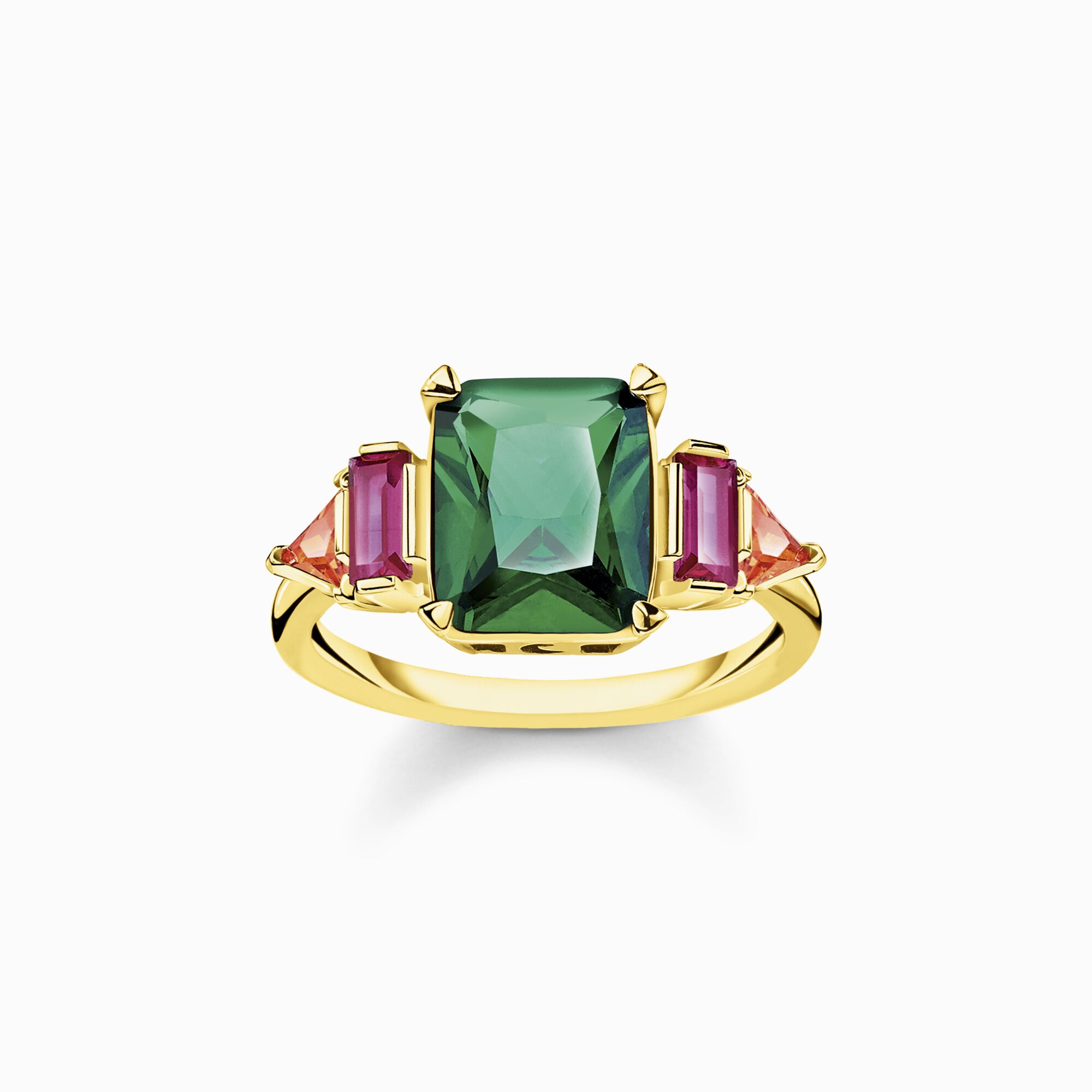 Ring colourful stones, gold from the  collection in the THOMAS SABO online store