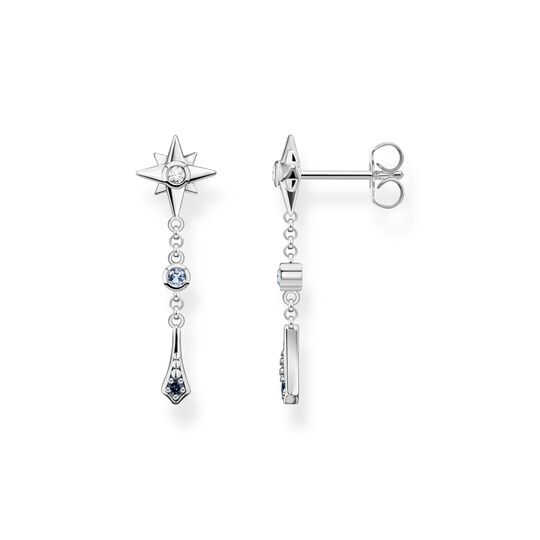 Earrings Royalty star stones silver from the  collection in the THOMAS SABO online store