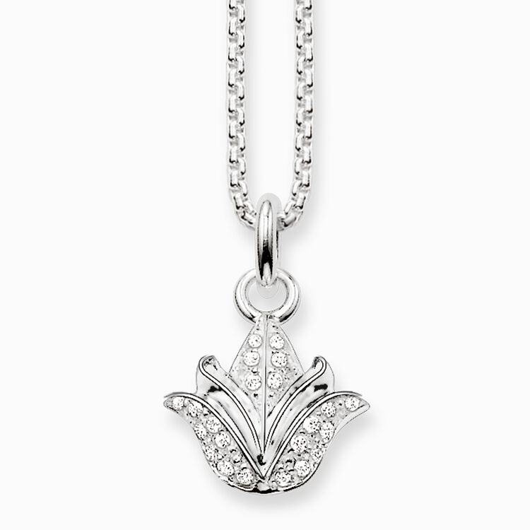 Necklace lotos blossom from the  collection in the THOMAS SABO online store