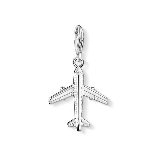 Charm pendant aeroplane from the Charm Club collection in the THOMAS SABO online store