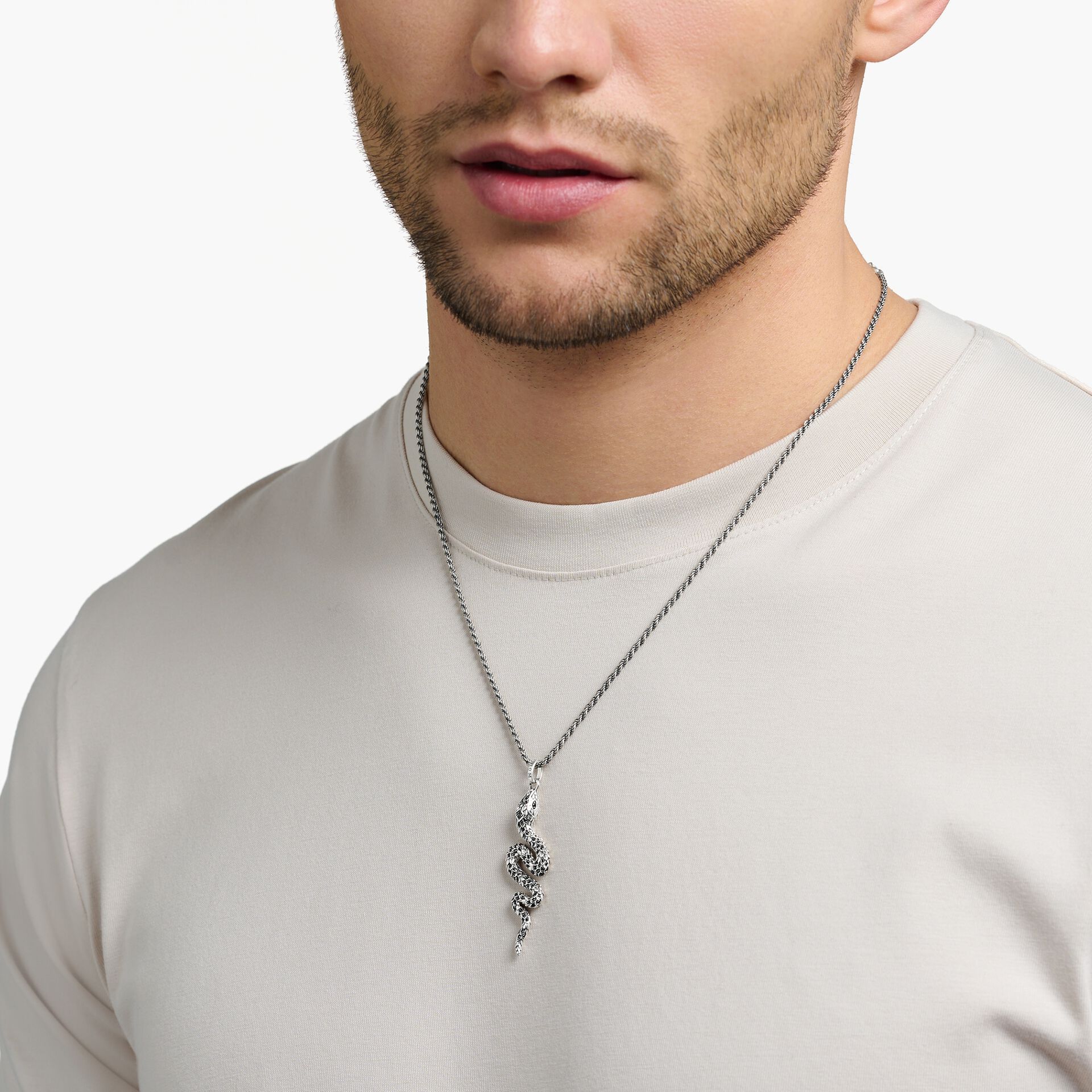 Thomas Sabo Charm pendant Colourful snake main image 1