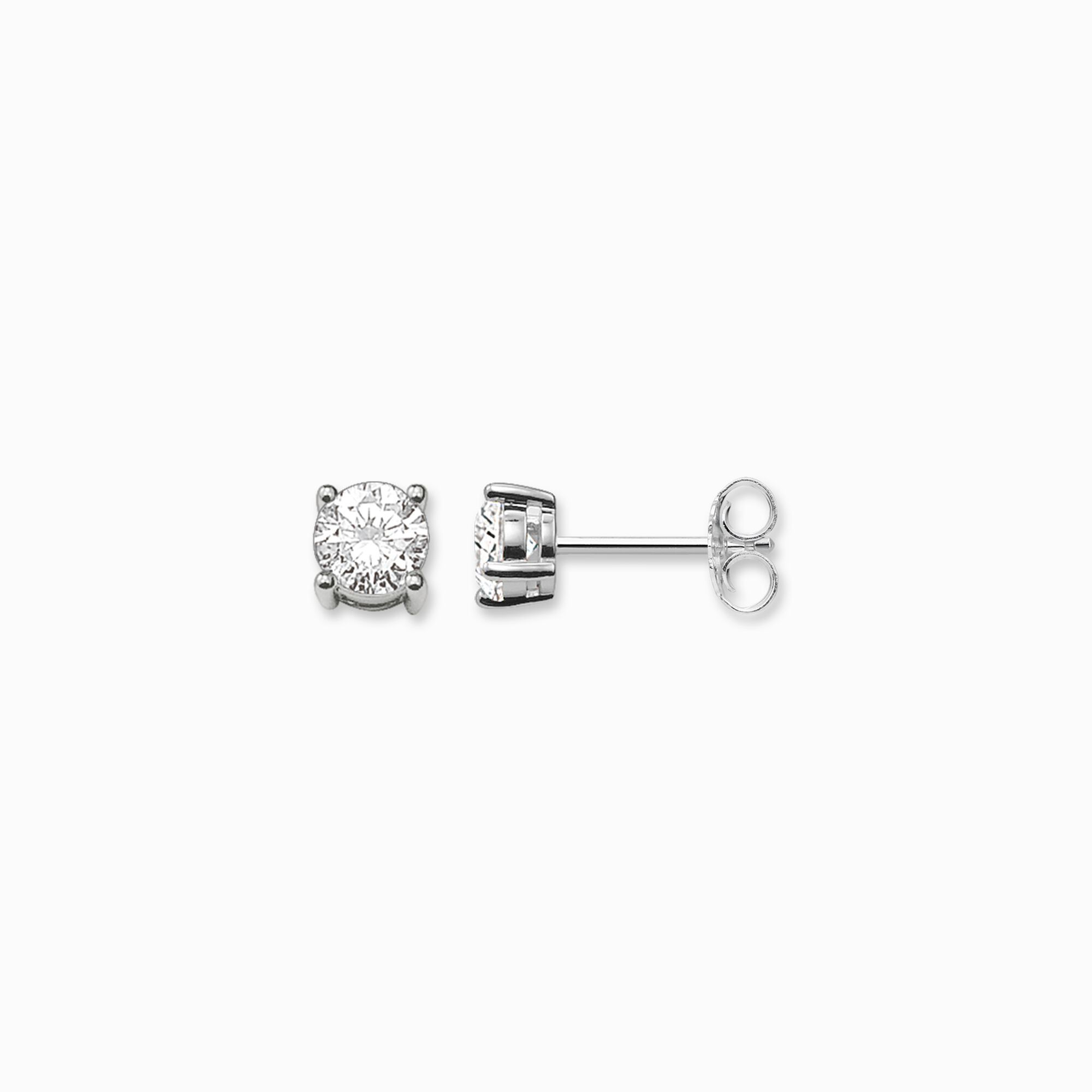 Ear studs white stone from the  collection in the THOMAS SABO online store