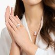 Anillo perlas con piedras blancas plata de la colección  en la tienda online de THOMAS SABO