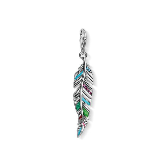 Charm pendant Ethnic Feather from the Charm Club collection in the THOMAS SABO online store