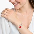 Charm pendant red heart silver from the Charm Club collection in the THOMAS SABO online store