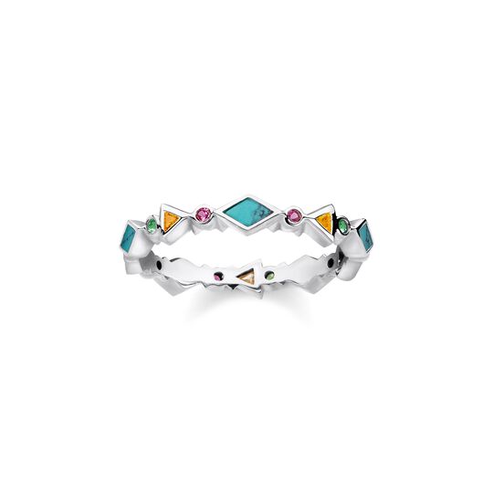 ring colourfull stones from the  collection in the THOMAS SABO online store