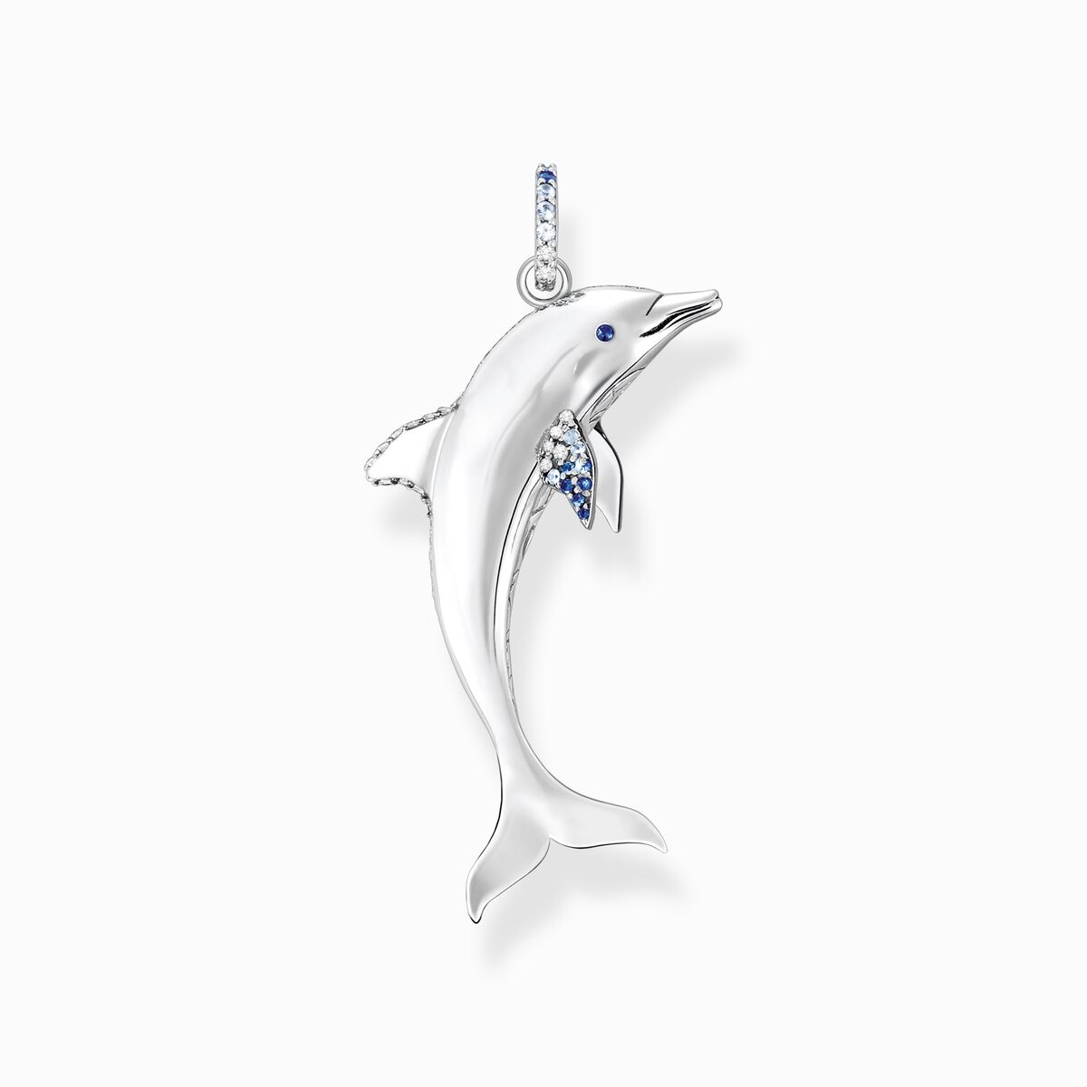 Kettenanhänger für Delfin SABO Damen, – Silber: THOMAS