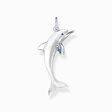 Pendant dolphin with blue stones from the  collection in the THOMAS SABO online store