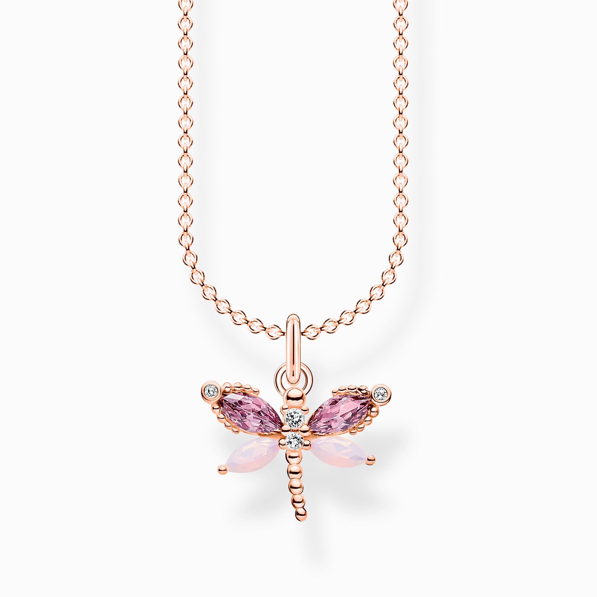 Cadena lib&eacute;lula con piedras oro rosado de la colección Charming Collection en la tienda online de THOMAS SABO