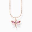 Necklace dragonfly with stones rose gold from the Charming Collection collection in the THOMAS SABO online store