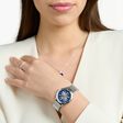 Women&rsquo;s watch snowflakes in 3D optics blue and silver from the  collection in the THOMAS SABO online store