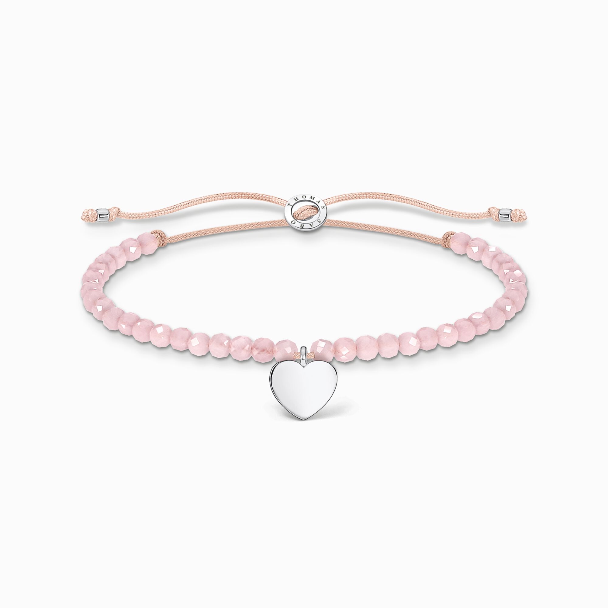 Bracelet rose perles c&oelig;ur de la collection Charming Collection dans la boutique en ligne de THOMAS SABO