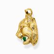 Pendant lynx head gold plated from the  collection in the THOMAS SABO online store