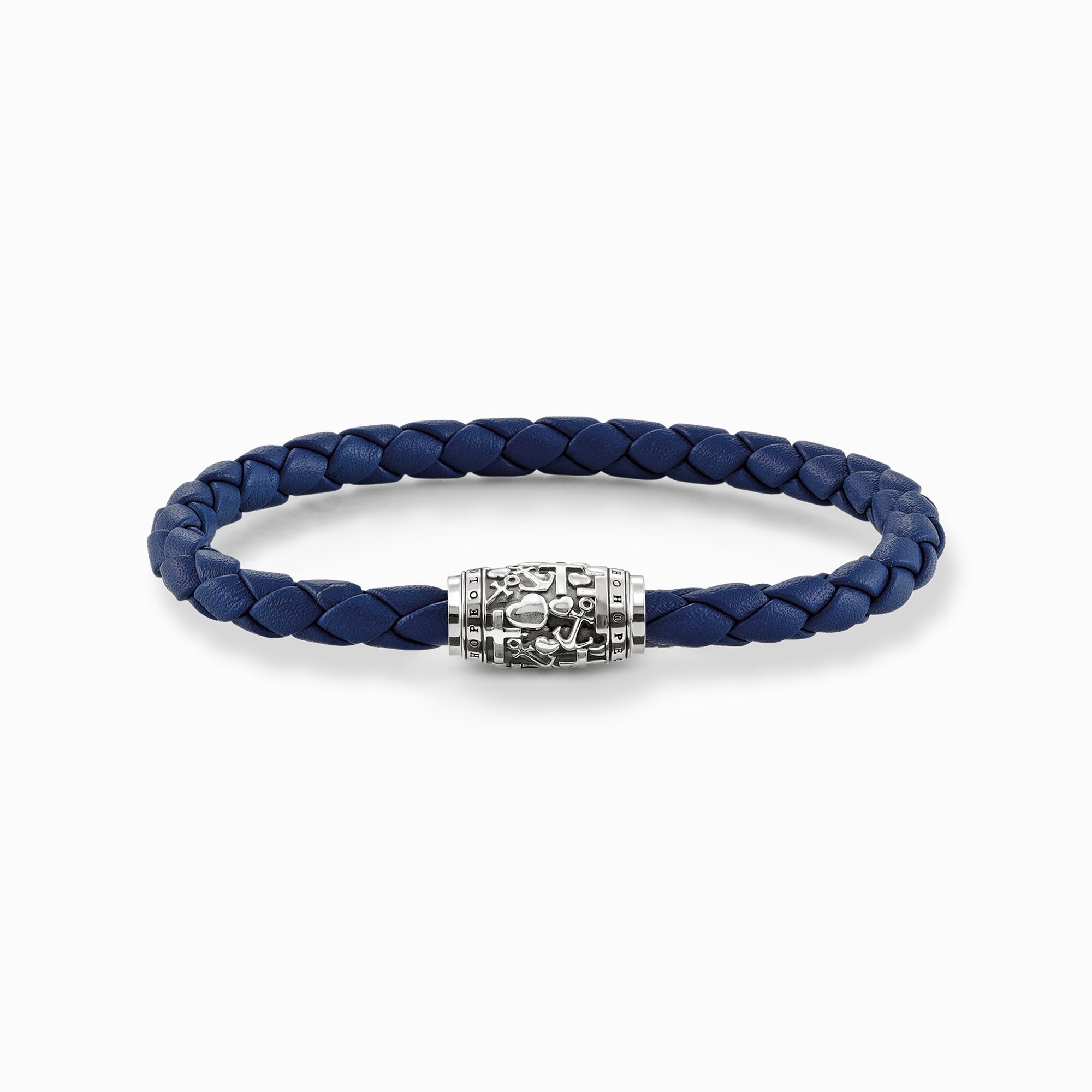 Leather bracelet cross and anchor from the  collection in the THOMAS SABO online store