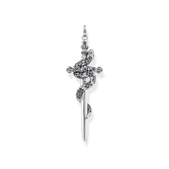 Pendant blackened sword with snake from the  collection in the THOMAS SABO online store