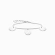 Bracelet with three discs silver from the  collection in the THOMAS SABO online store