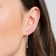 Clou d&#39;oreille unique pierres blanches argent de la collection Charming Collection dans la boutique en ligne de THOMAS SABO