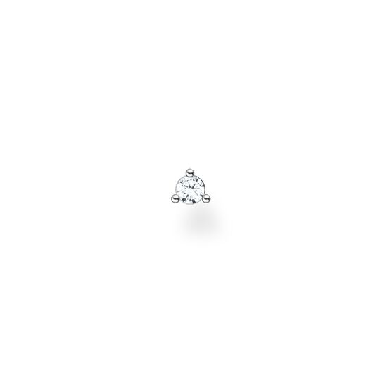 Single ear stud white stone from the Charming Collection collection in the THOMAS SABO online store