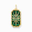 Pendant compass star green from the  collection in the THOMAS SABO online store