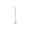 Einzel Ohrring Anh&auml;nger Sterne gold aus der Charming Collection Kollektion im Online Shop von THOMAS SABO
